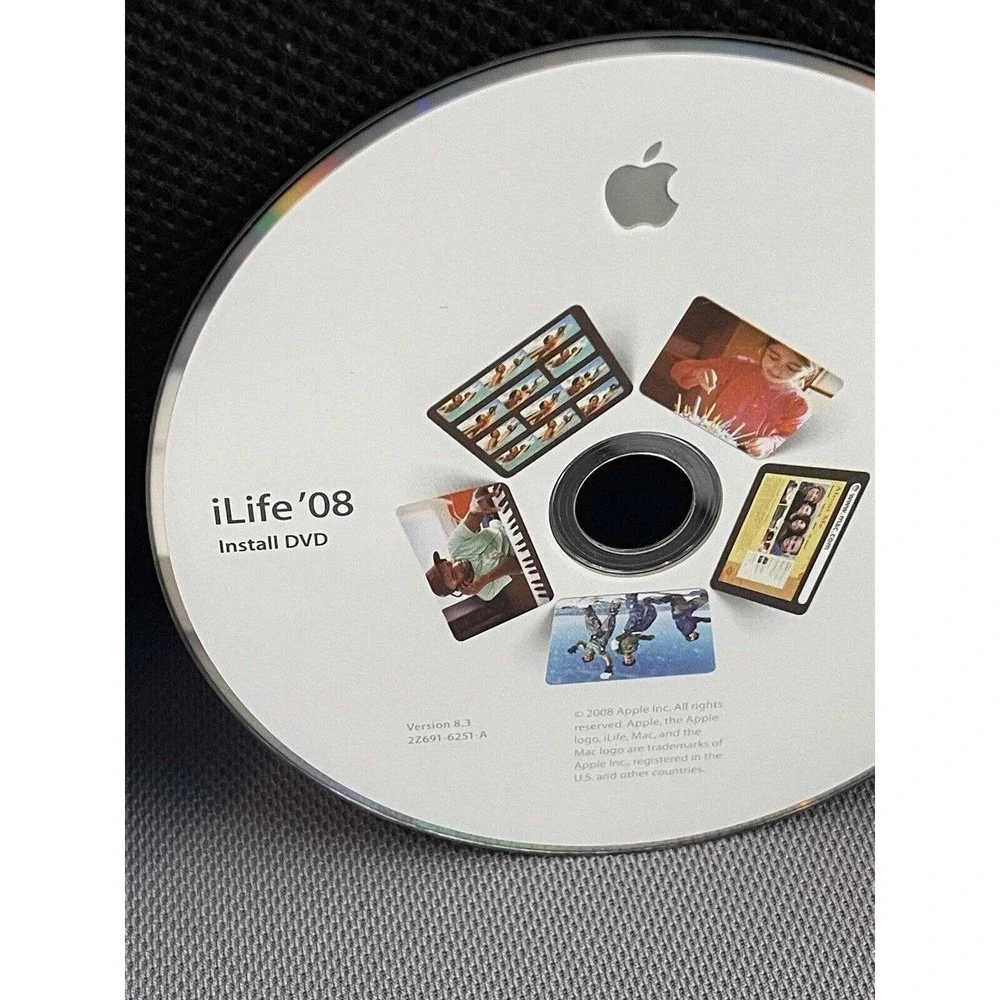 Apple iLife 08 DVD Old Version And MacBook Is X Installation discs 2. (27)